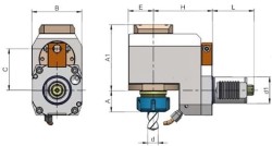 Eroğlu - Radyal Tahrikli Takım Tutucu Pens Başlığı Eksenden kaçık DIN 6499,Referans Kamalı 34
