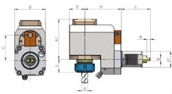 Eroğlu - Radyal Tahrikli Takım Tutucu Pens Başlığı Eksenden kaçık DIN 6499,Referans Kamalı 42