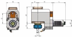 Eroğlu - Radyal Tahrikli Takım Tutucu Pens Başlığı Eksenden kaçık DIN 6499,Referans Kamalı 52
