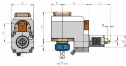 Eroğlu - Radyal Tahrikli Takım Tutucu Pens Başlığı Eksenden kaçık DIN 6499,Referans Kamalı 63