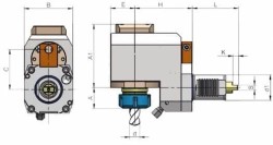 Eroğlu - Radyal Tahrikli Takım Tutucu Pens Başlığı Eksenden kaçık DIN 6499,Referans Kamalı 65