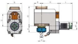 Eroğlu - Radyal Tahrikli Takım Tutucu Pens Başlığı Eksenden kaçık DIN 6499,Referans Kamalı 7