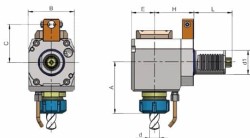Eroğlu - Radyal Tahrikli Takım Tutucu Pens Başlığı Eksenden kaçık DIN 6499,Referans Kamalı 73
