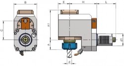 Eroğlu - Radyal Tahrikli Takım Tutucu Pens Başlığı Eksenden kaçık DIN 6499,Referans Kamalı 90