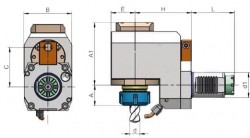 Eroğlu - Radyal Tahrikli Takım Tutucu Pens Başlığı Eksenden kaçık DIN 6499,Referans Kamalı 95