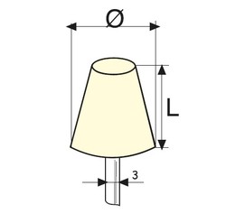 Best - T Tipi Saplı Parlatma Keçeler