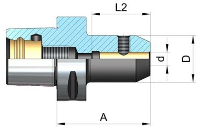 Veldon tutucu DIN 6359 Silindirik şaftlı DIN 1835-B 11