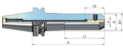 Veldon Tutucu DIN 6359 Silindirik Şaftlı DIN 1835-B (Form AD) 5