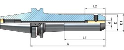 Veldon Tutucu DIN 6359 Silindirik Şaftlı DIN 1835-B (Form AD) 6 - Thumbnail