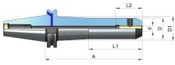 Veldon Tutucu DIN 6359 Silindirik Şaftlı DIN 1835-B (Form ADB) 3 - Thumbnail