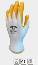Beybi - Yarı Nitril Kaplı Örgü Polyester Eldiven- Pn7